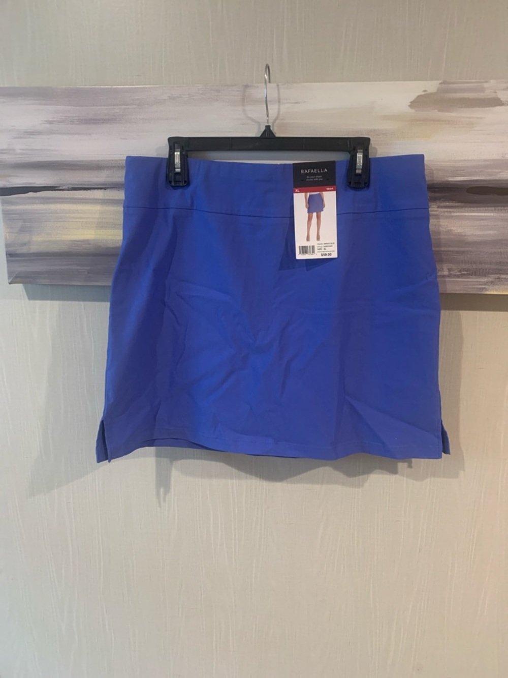 Rafaella Cobalt Blue Skort with Grommet Detail